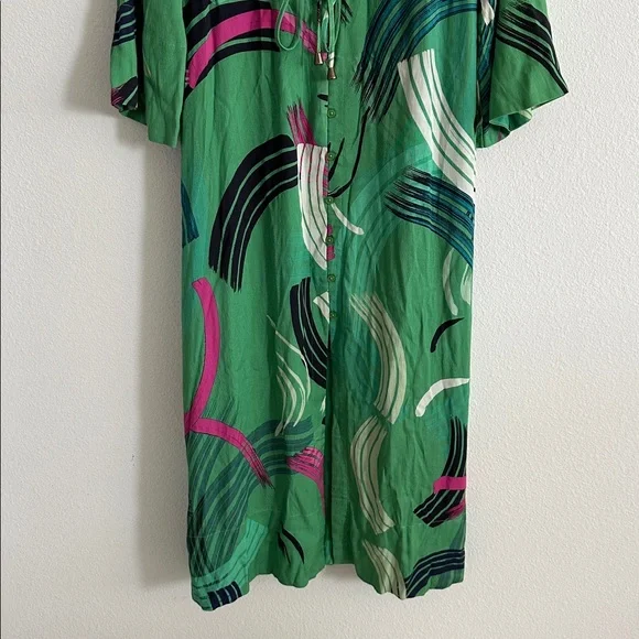 The Odells Anthropologie Paloma Paint Swipe Kimono Maxi Dress - Picture 6 of 10